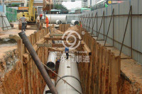 深圳地鐵管線改遷工程（羅湖紅嶺路）