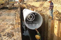 佛山南海里水文教輔道污水管道工程